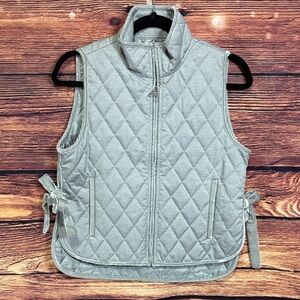 Banana Republic Gray Quilted Vest